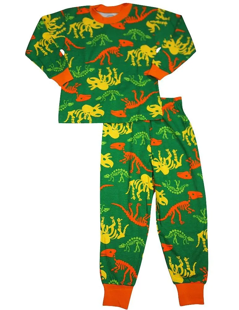 Sara's Prints Boys Girls Unisex Kids Long Sleeve 2 Piece Pajama Set, 32831