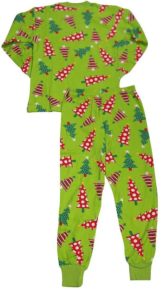 Sara's Prints Boys Girls Unisex Kids Long Sleeve 2 Piece Pajama Set, 32831