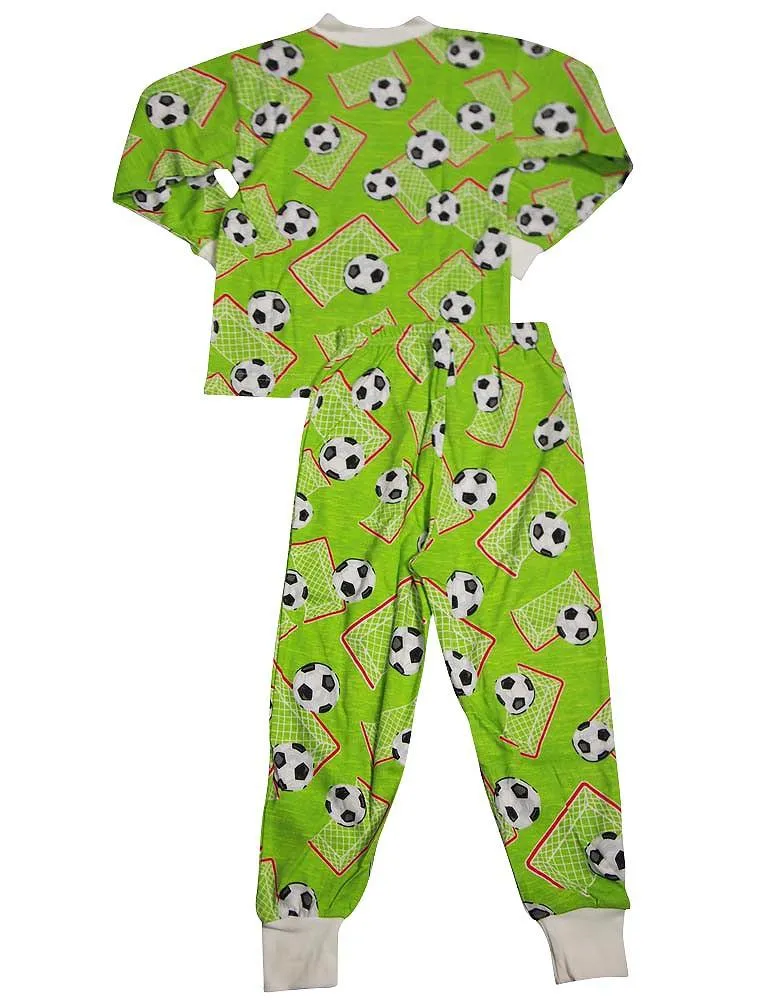 Sara's Prints Boys Girls Unisex Kids Long Sleeve 2 Piece Pajama Set, 32831