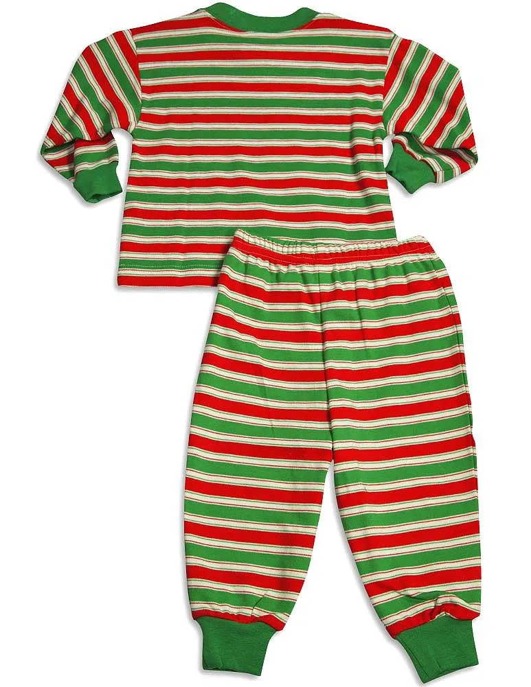 Sara's Prints Boys Girls Unisex Kids Long Sleeve 2 Piece Pajama Set, 32831