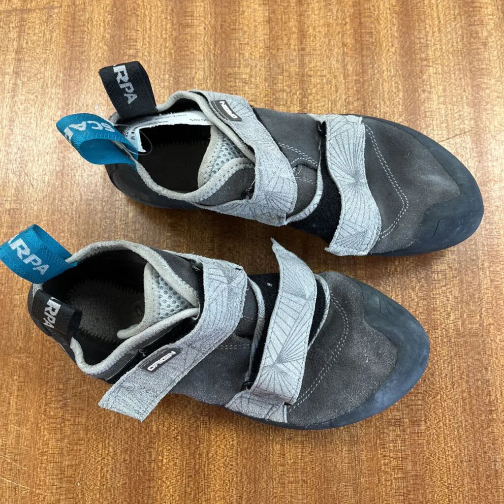 Scarpa - Origin- Climbing Shoes - MSRP $93: Grey/Blue-women-39.5