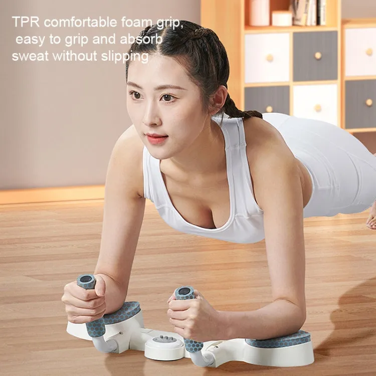 Smart Counting Push Up Stand Plank Ondersteuning Trainer Gym Fitness Equipment P(White)