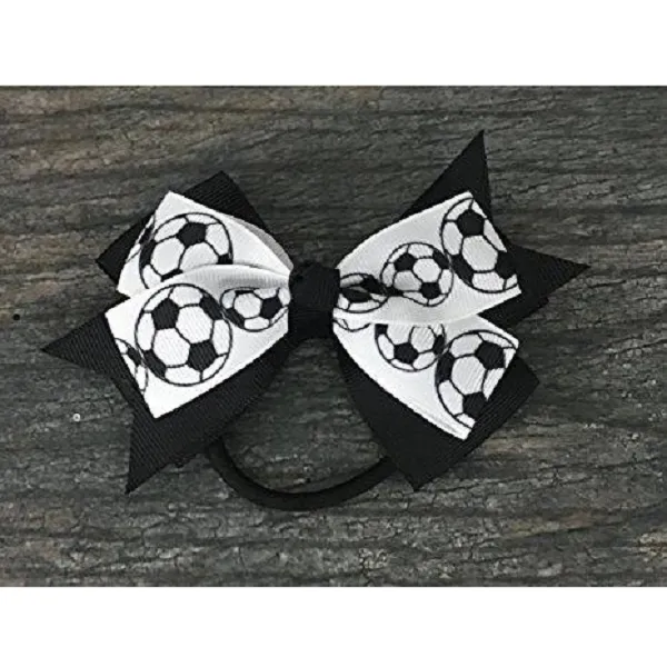 Soccer Hair Bow