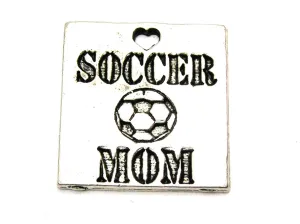 Soccer Mom Genuine American Pewter Charm