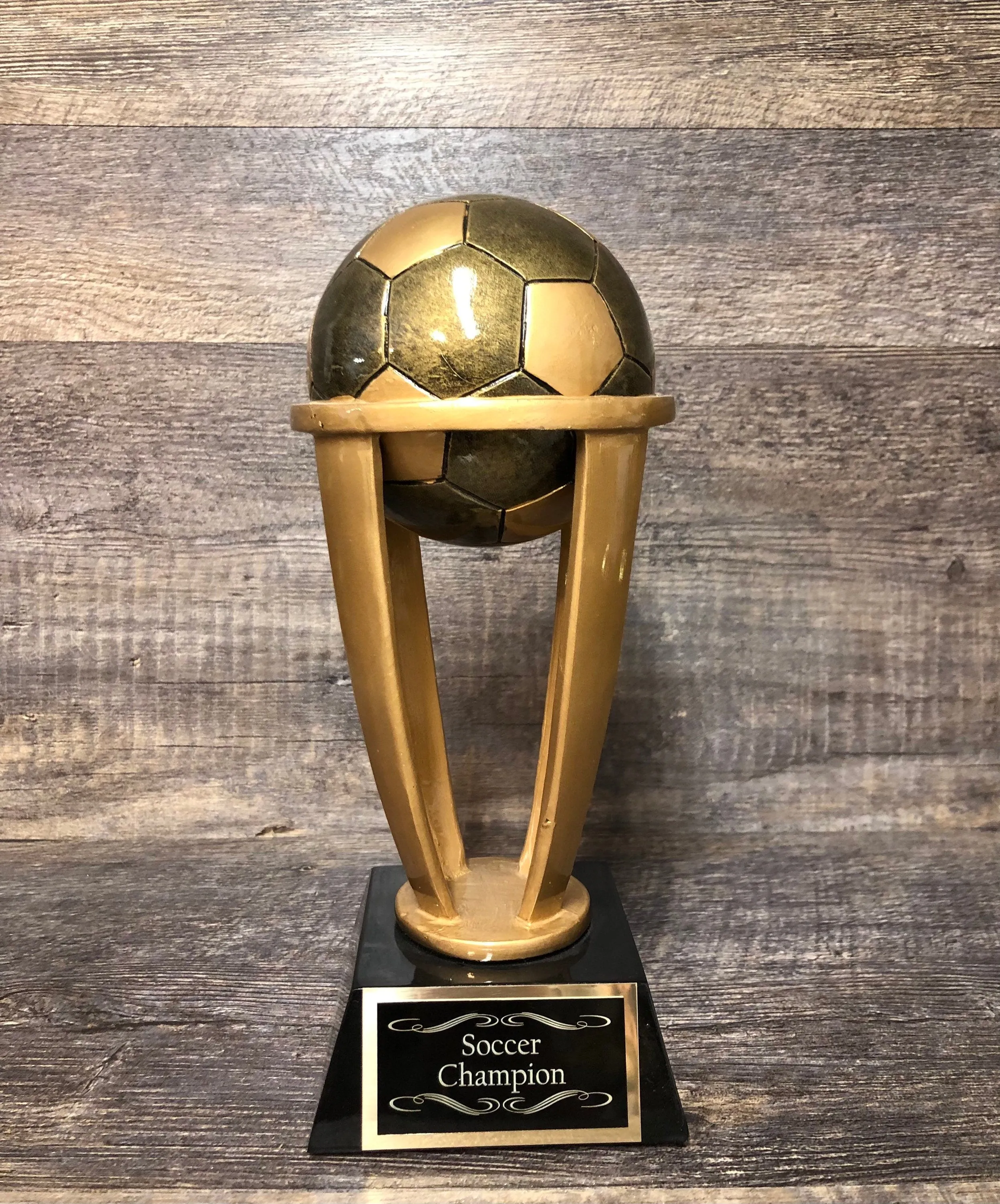 Soccer Trophy Fantasy Soccer 10.5" Tower Trophy Champion Winner Fantasy League Custom Trophy Team Sports Award  Free Engraving