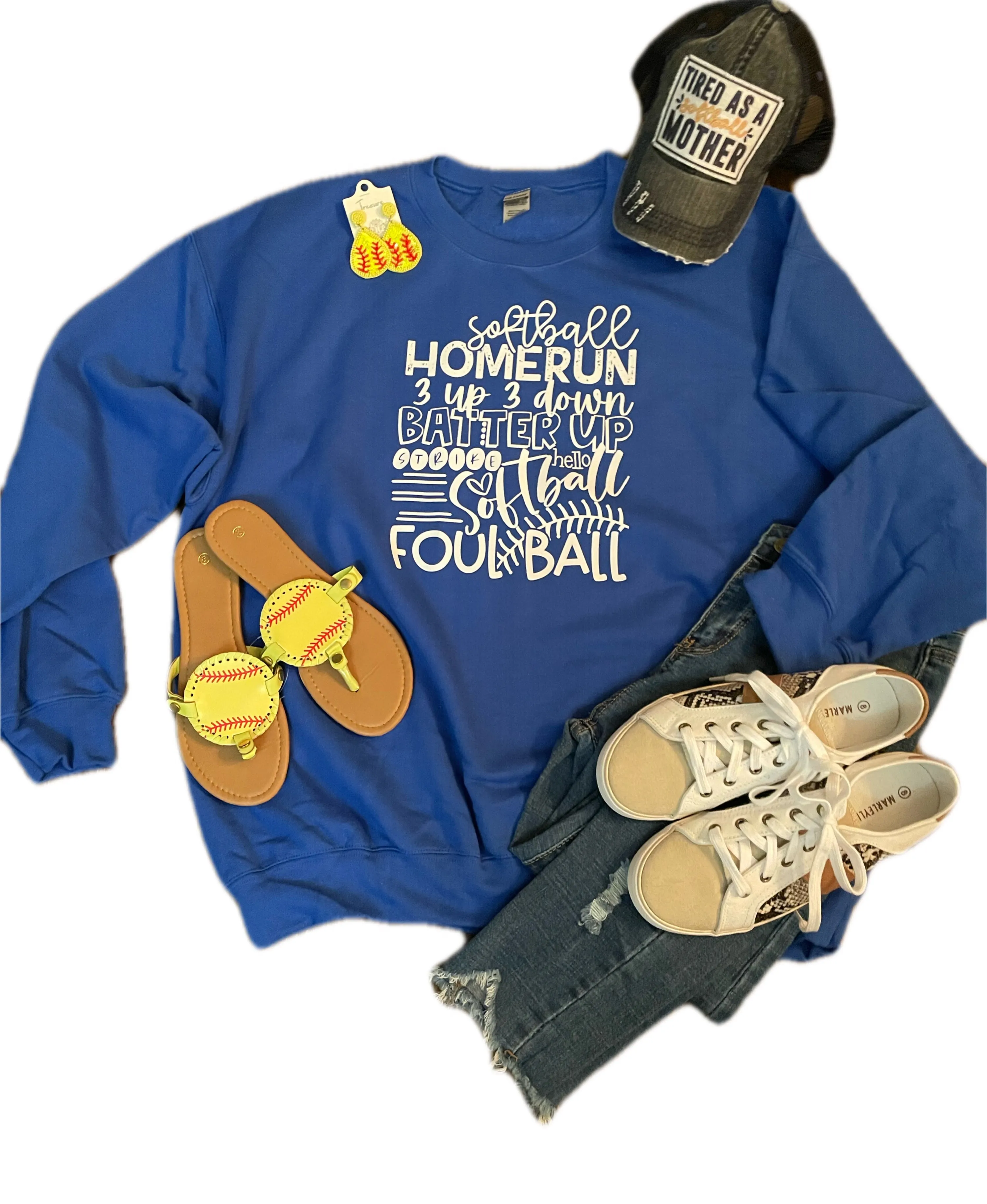 Softball Foul Ball Sweatshirt