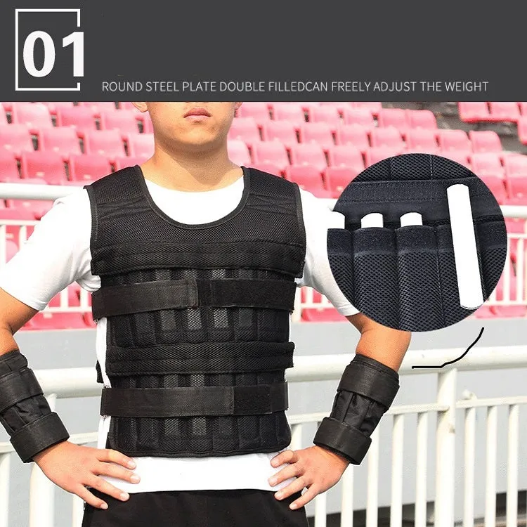 Sport Vest Leg And Arm Weight-Bearing Straps Fitness Training Weighting Equipment, Spec: 10kg Vest