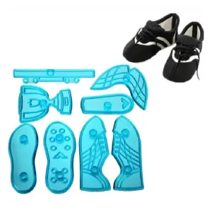 Sports Boot Fondant Cutter Set