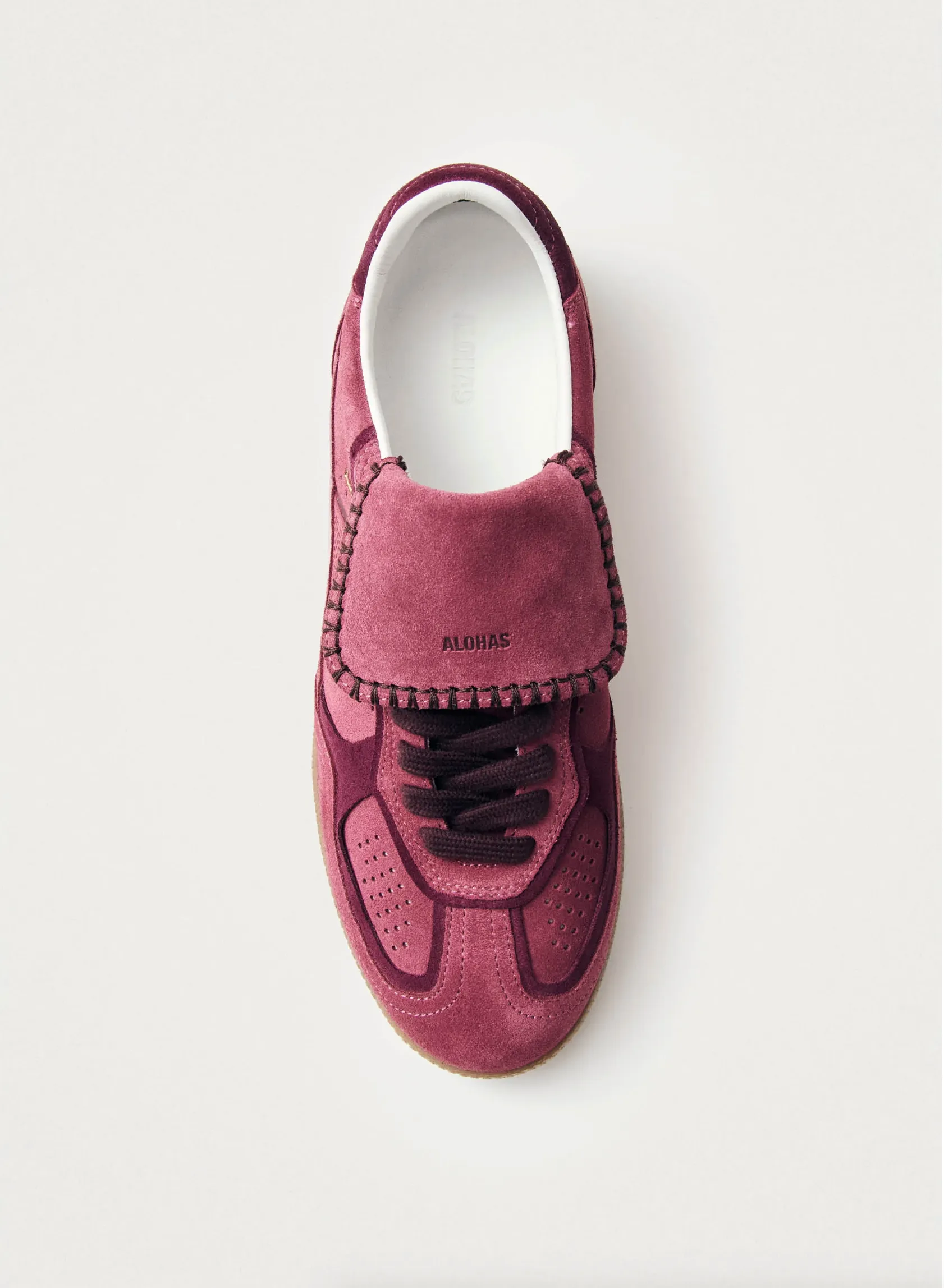 Tb. 490 Club Suede Raspberry Leather Sneakers