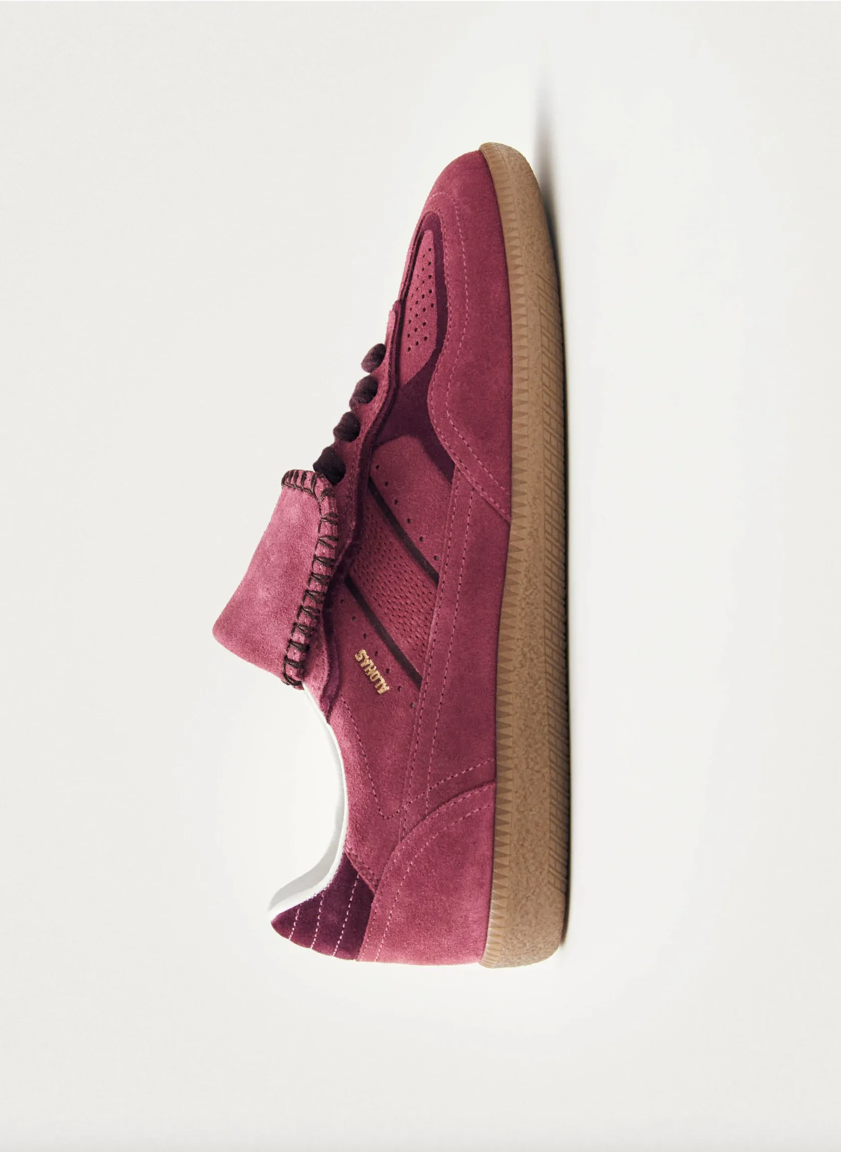 Tb. 490 Club Suede Raspberry Leather Sneakers