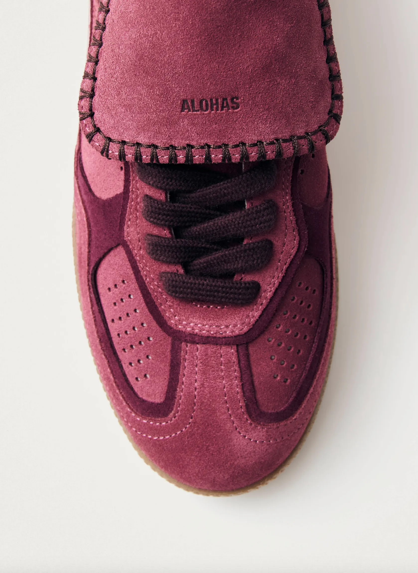 Tb. 490 Club Suede Raspberry Leather Sneakers