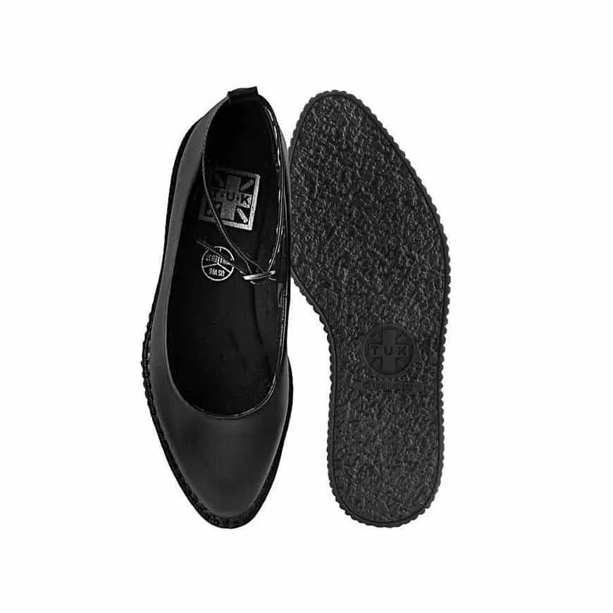 TUK Black Vegan Ballet Creeper A9729