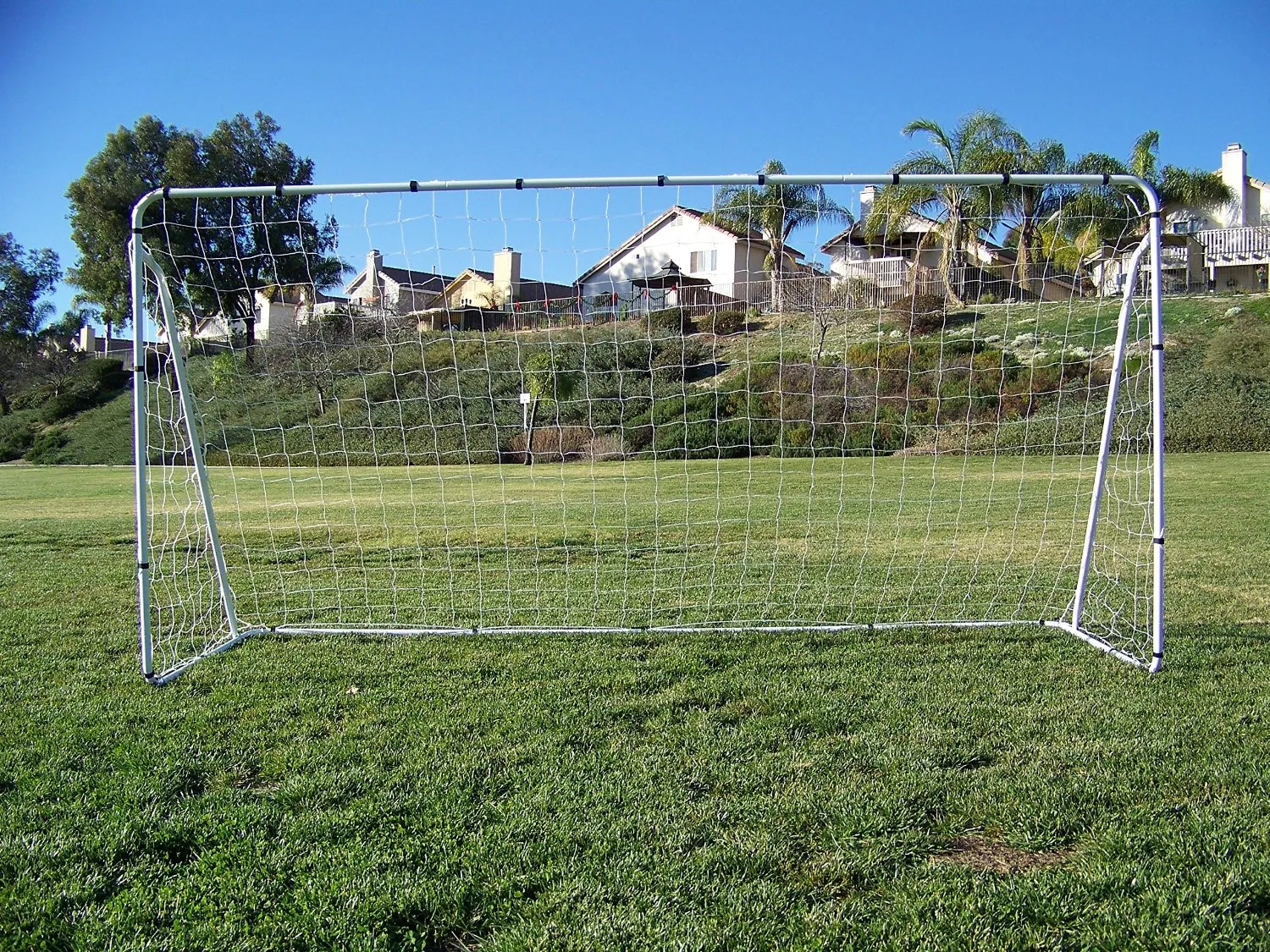 Vallerta® 12 X 6 Ft. Steel Soccer Goal w/Weatherproof Net