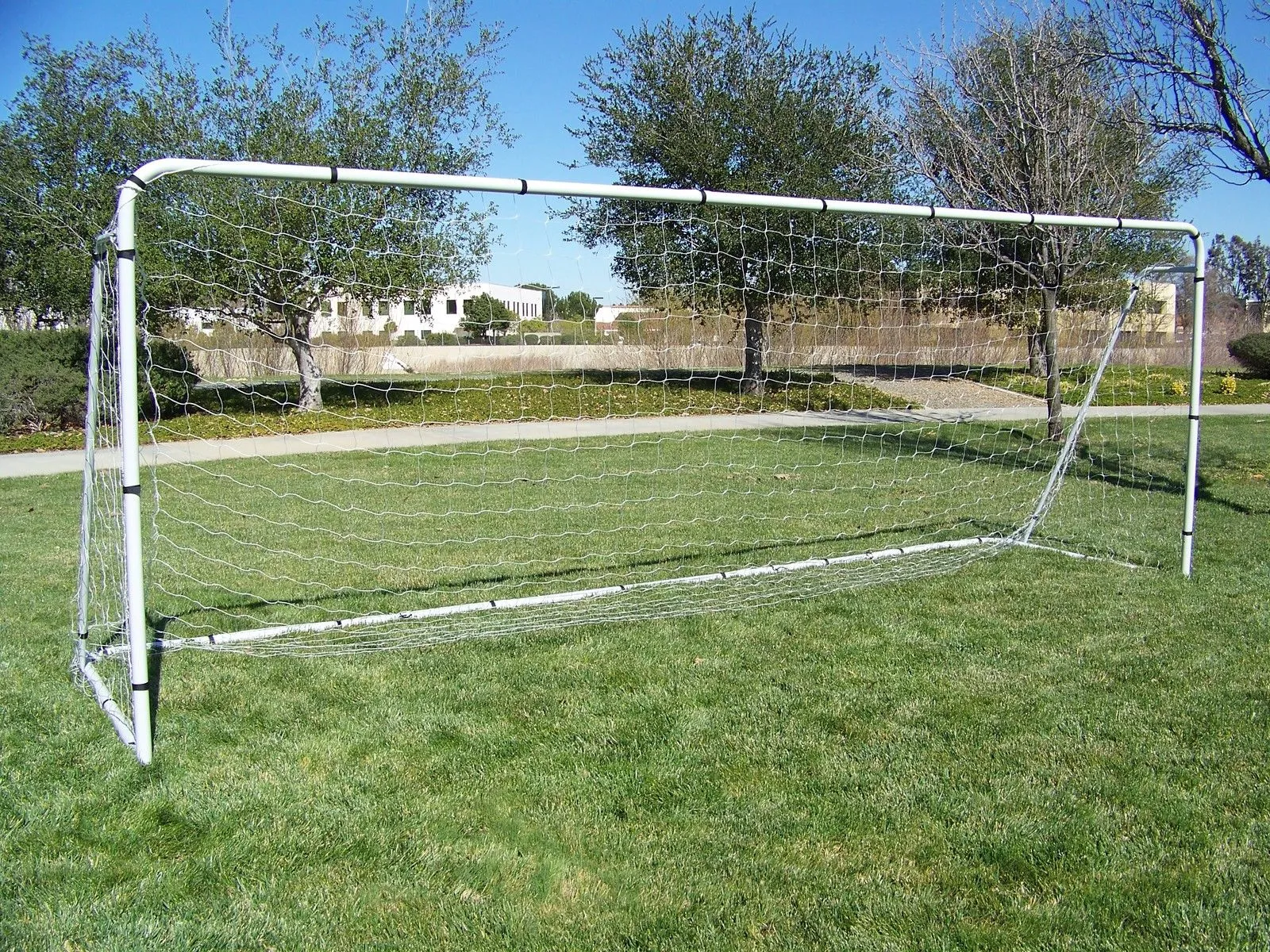 Vallerta® 18 X 7 Ft. Heavy Duty Steel Frame Goal w/Weatherproof Net