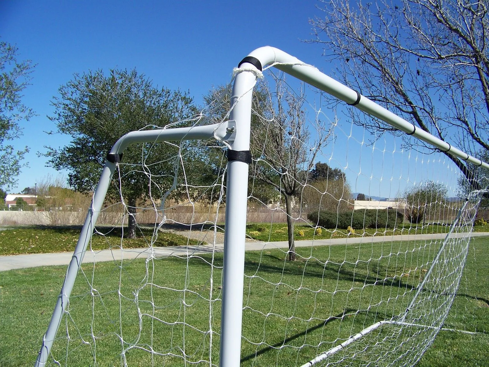 Vallerta® 18 X 7 Ft. Heavy Duty Steel Frame Goal w/Weatherproof Net