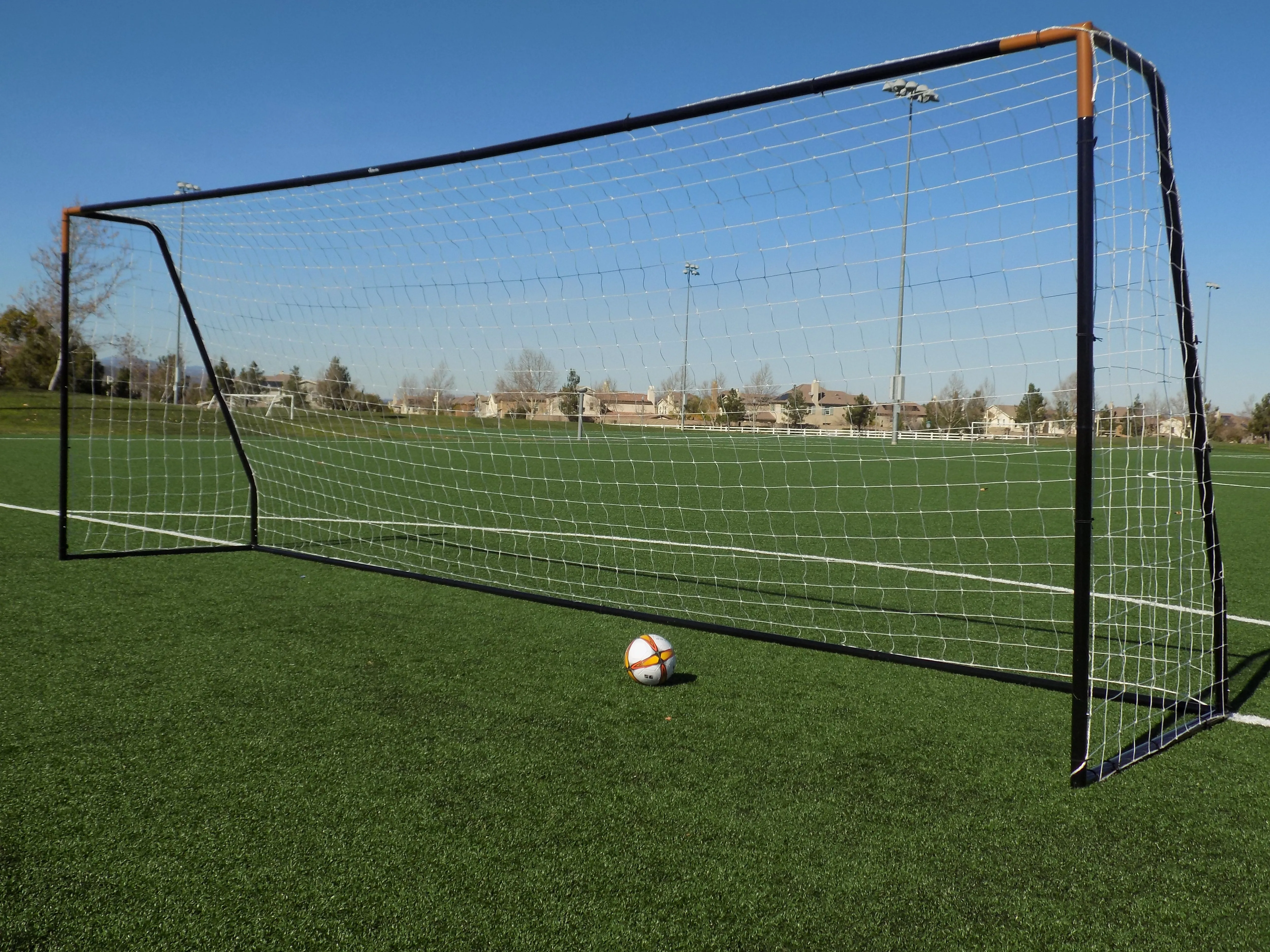 Vallerta® Premier 24 X 8 Ft. 2" Heavy Duty Steel Frame Goal w/Premium 4MM Net