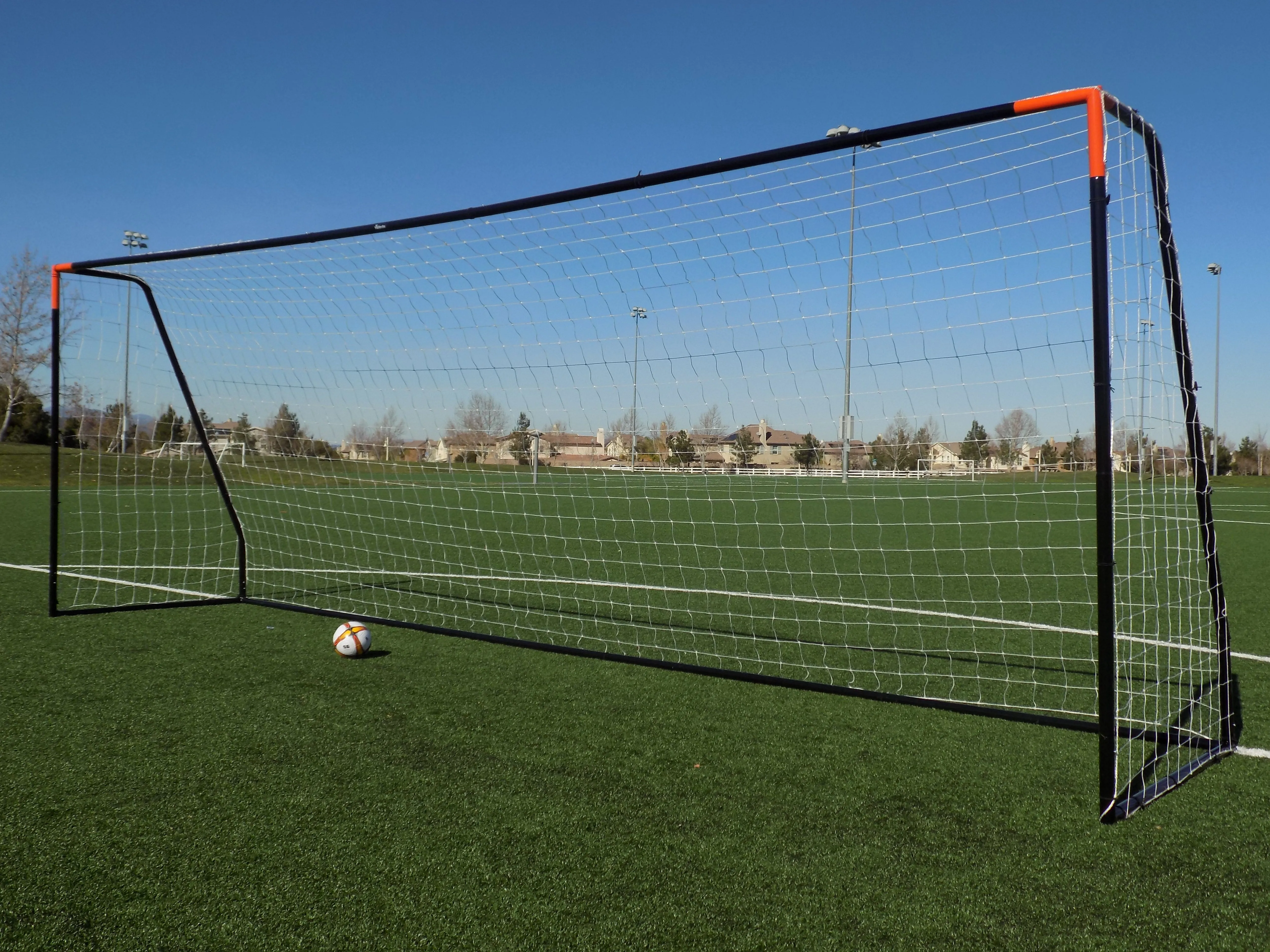 Vallerta® Premier 24 X 8 Ft. 2" Heavy Duty Steel Frame Goal w/Premium 4MM Net