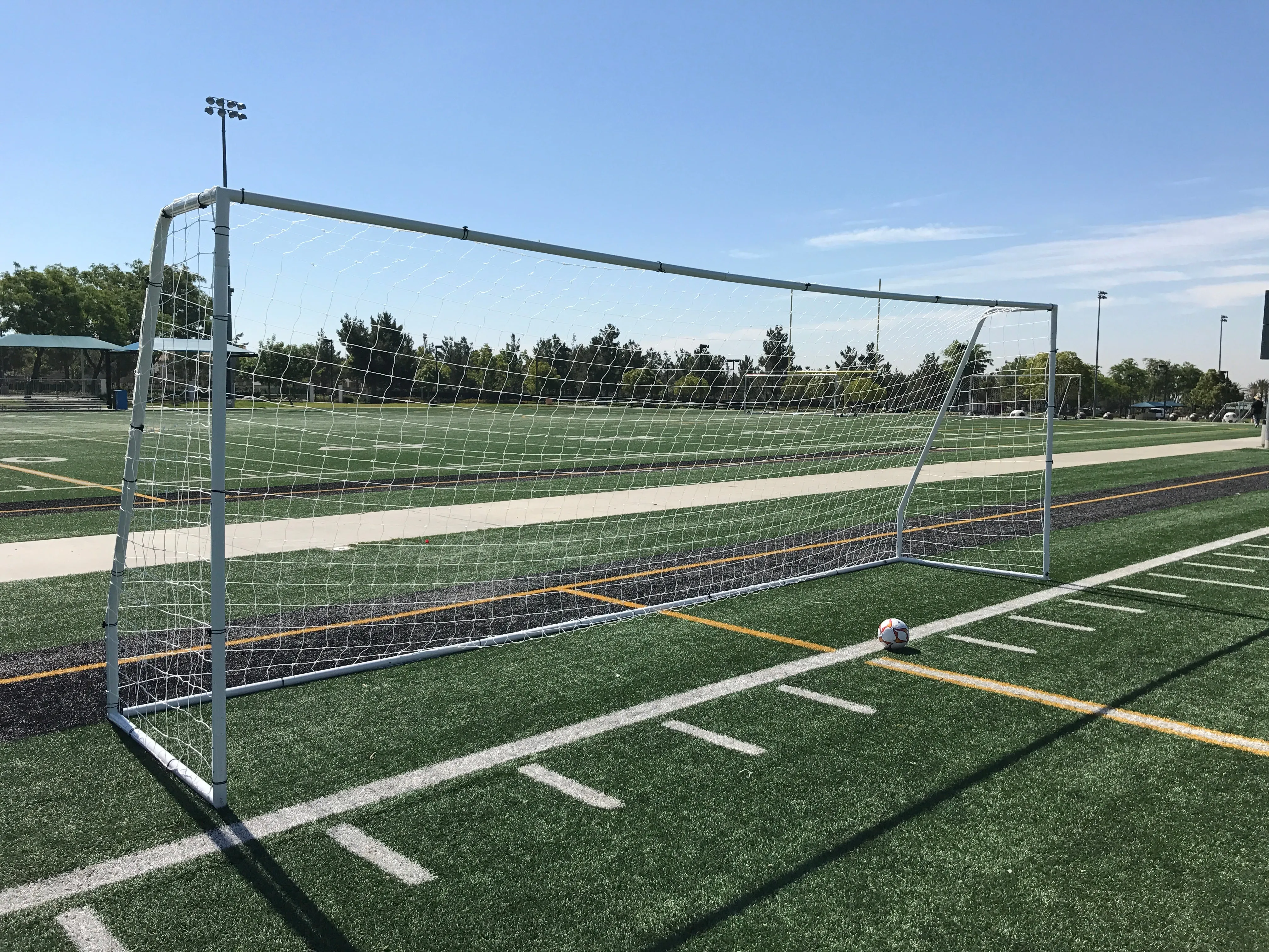 Vallerta® Premier 24 X 8 Ft. 2" Heavy Duty Steel Frame Goal w/Premium 4MM Net