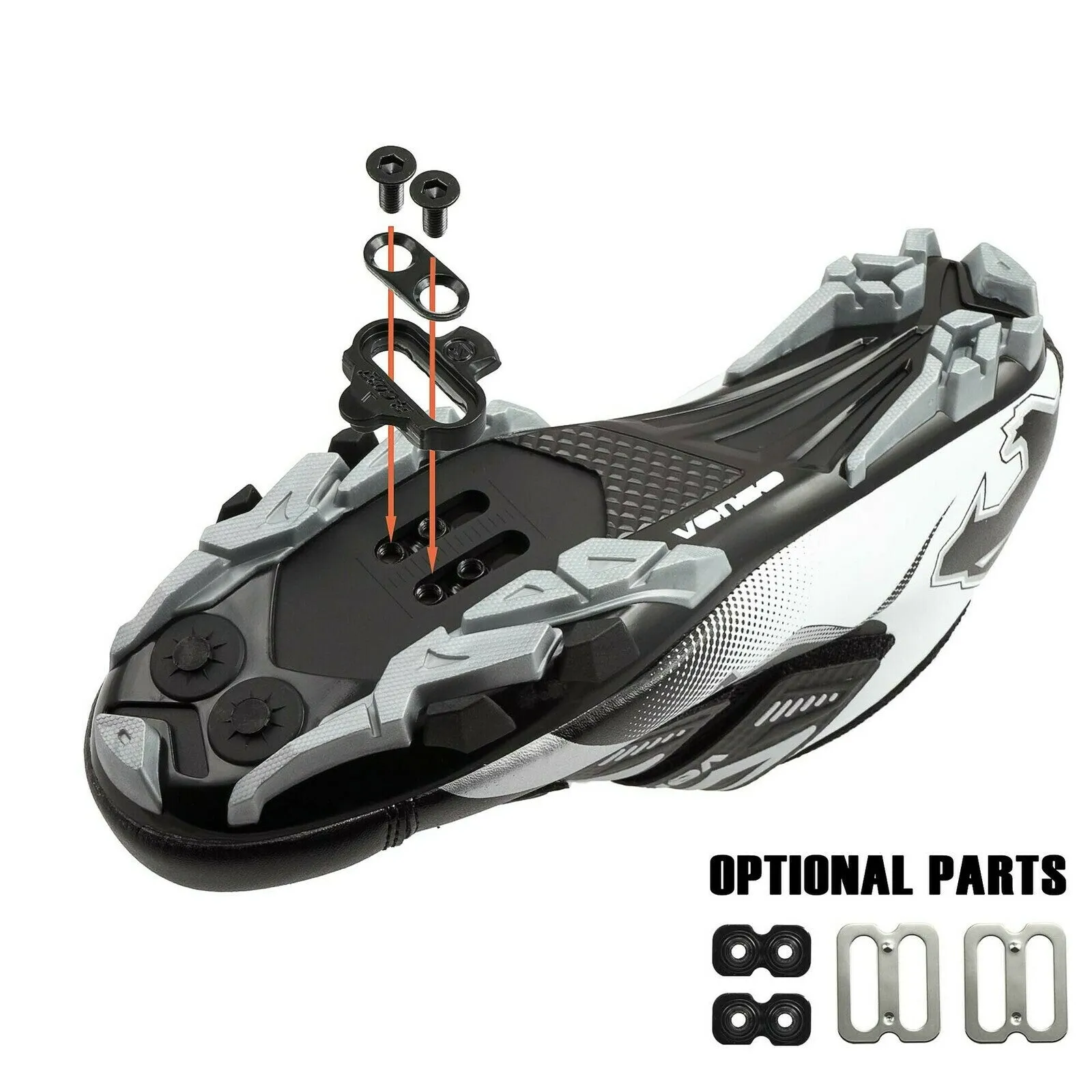 Venzo Cycling Bicycle Cycle Mountain Bike Shoes Men - compatible with Shimano SPD Cleats - Good for Indoor Cycle, Off Road and MTB With Multiple Release Cleats