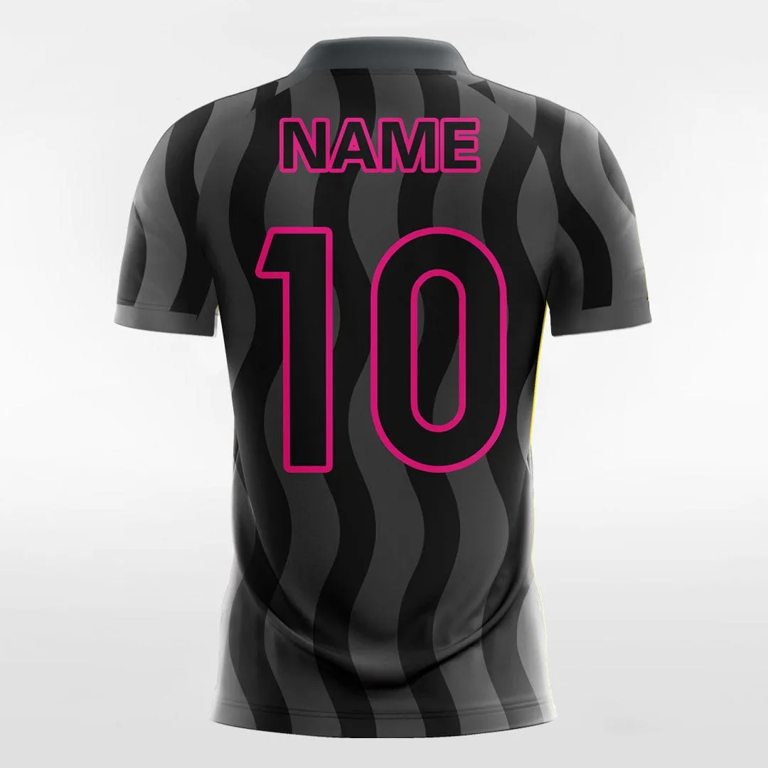 Vintage Black - Women Custom Soccer Jerseys Design Curve