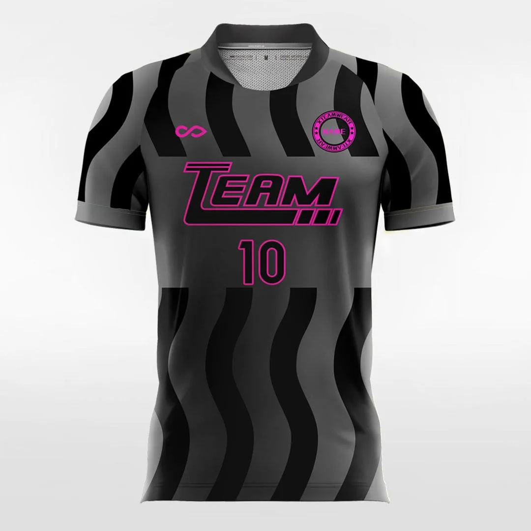 Vintage Black - Women Custom Soccer Jerseys Design Curve