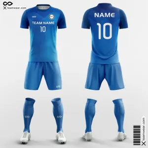 Vintage Blue - Custom Soccer Jerseys Kit Sublimated for University