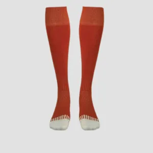 VIVA ORANGE/WHITE SOCCER/FOOTBALL SOCKS