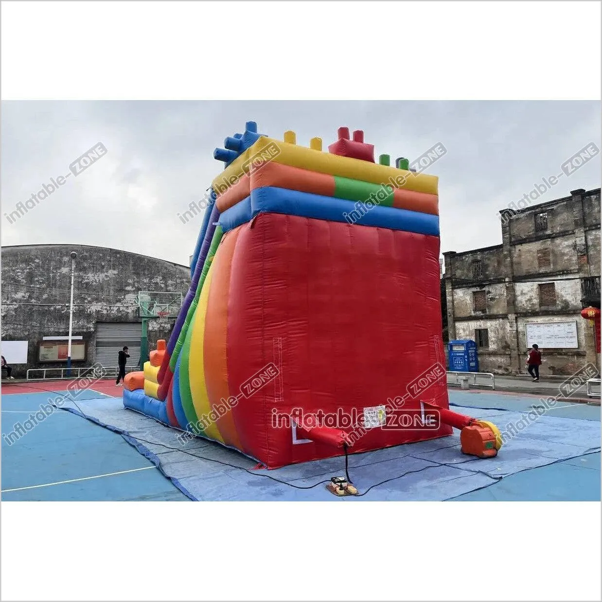 Water Bounce House Inflatable Slip And Slide Happy Inflatable  The Pool