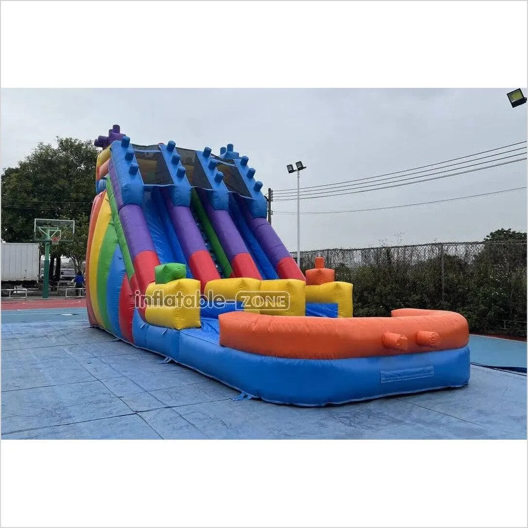 Water Bounce House Inflatable Slip And Slide Happy Inflatable  The Pool