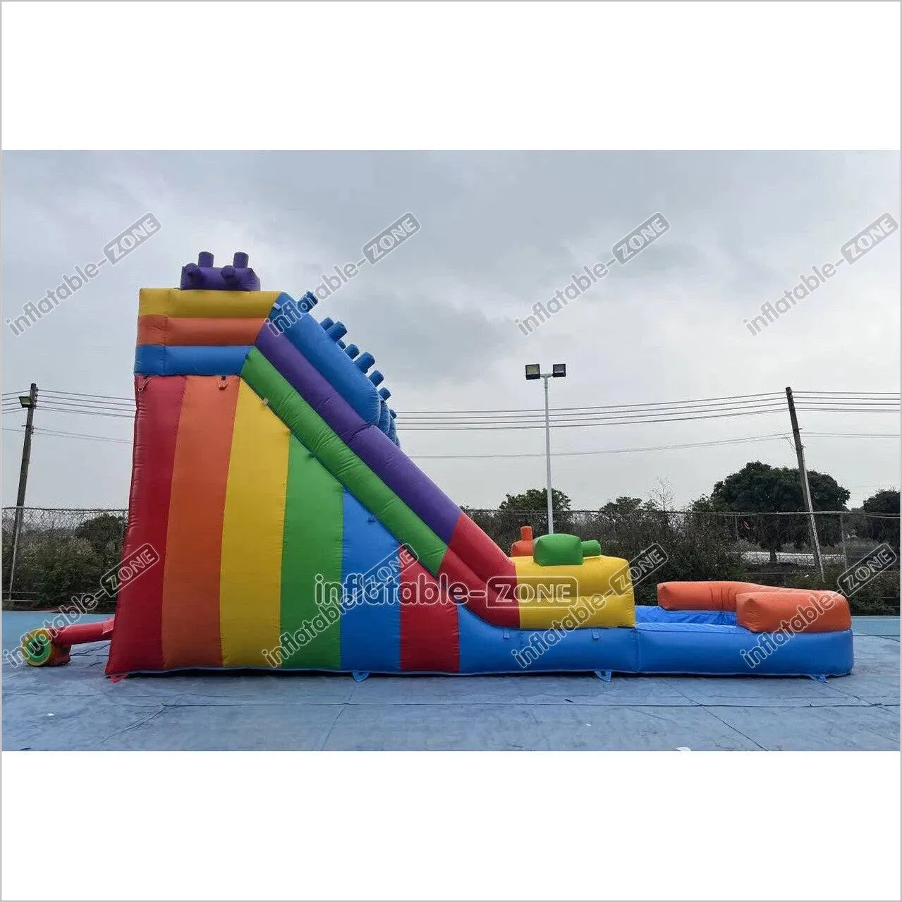 Water Bounce House Inflatable Slip And Slide Happy Inflatable  The Pool