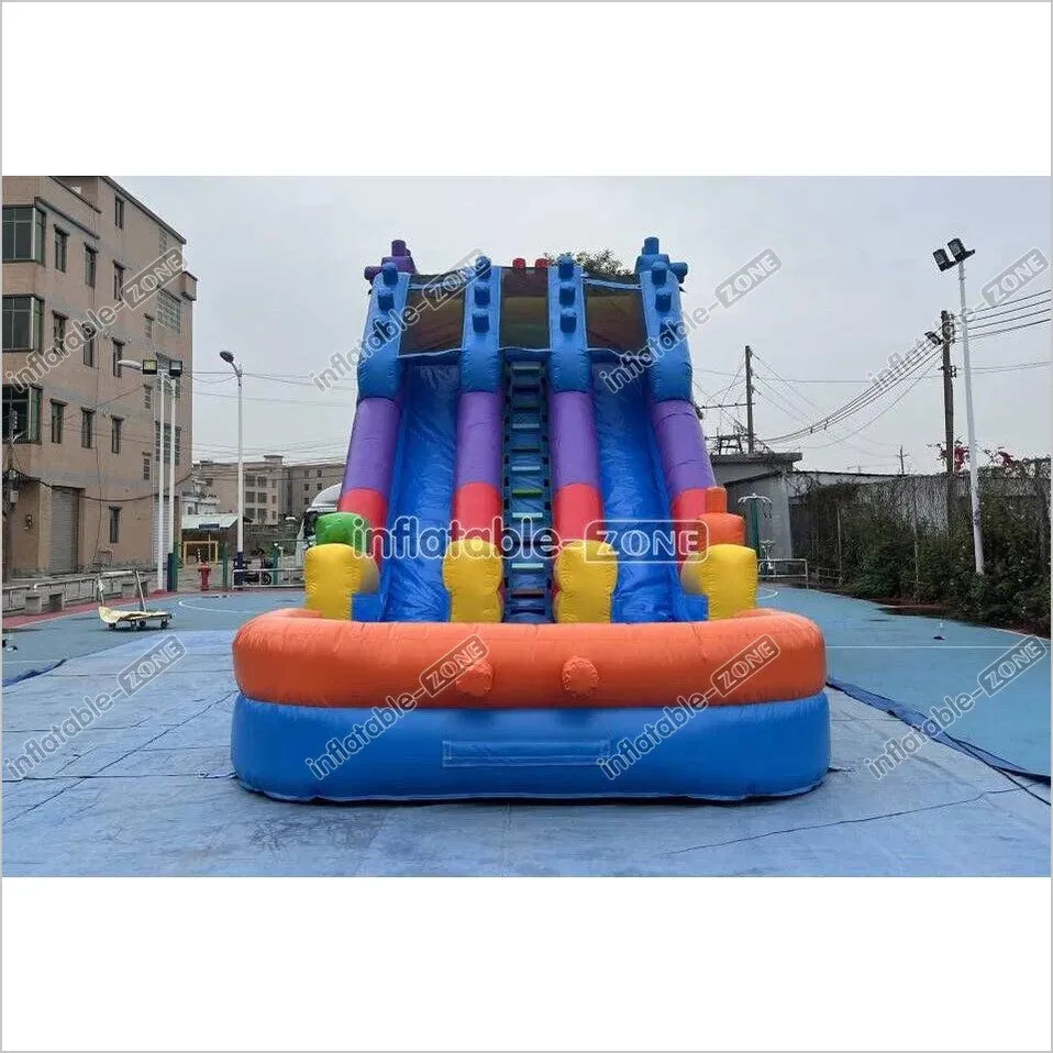 Water Bounce House Inflatable Slip And Slide Happy Inflatable  The Pool