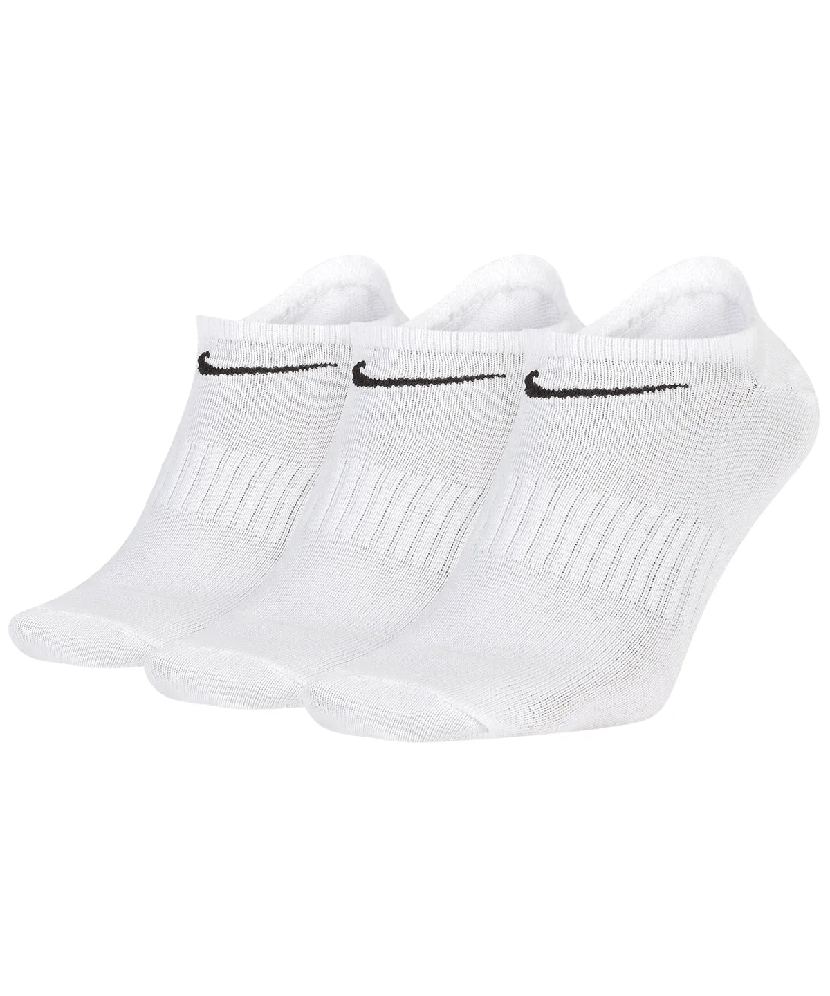 White - Nike everyday lightweight no-show sock (3 pairs)