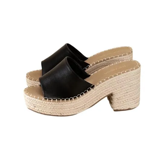 Womens Shoes Espadrille Mule Heels