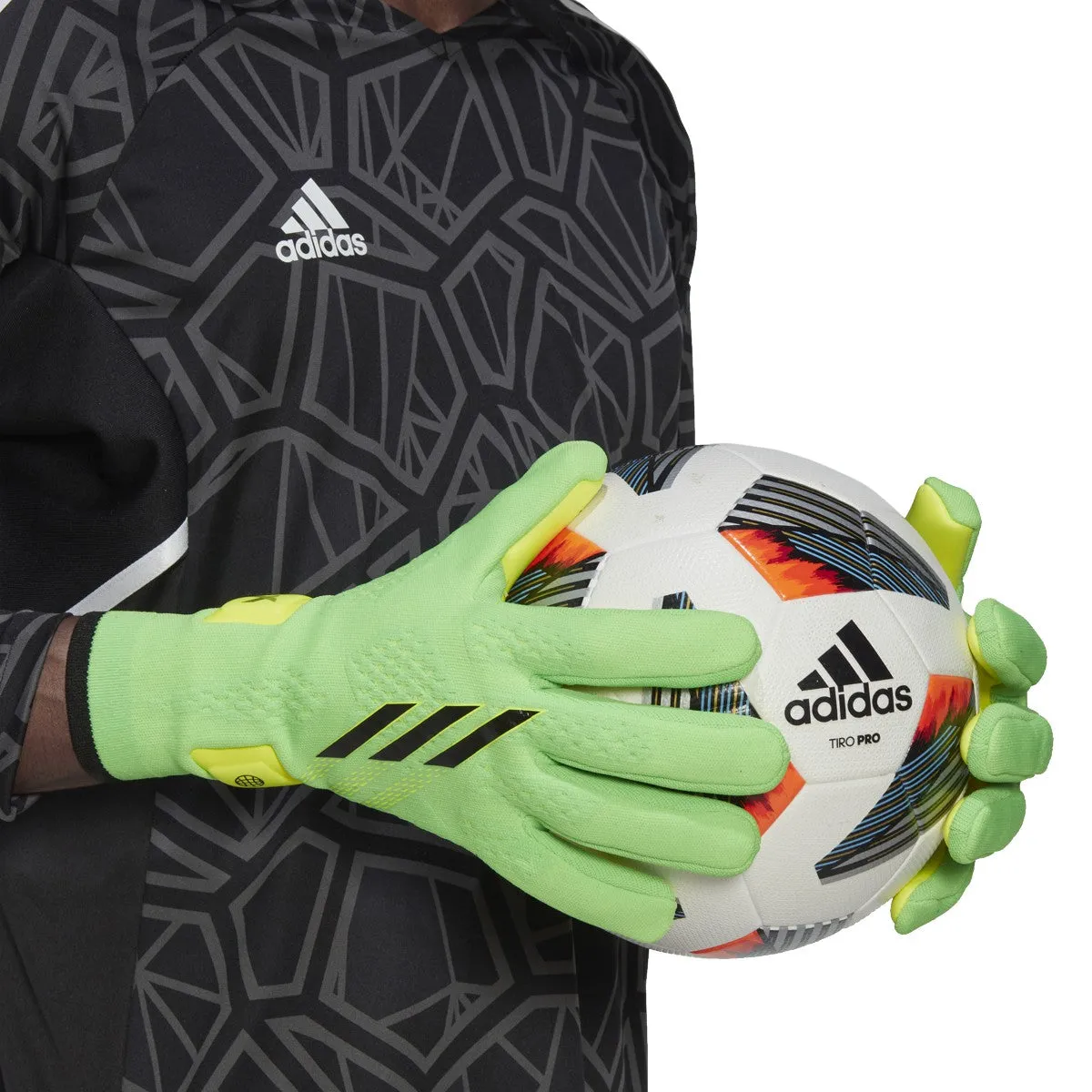 X Pro GK Gloves [Solar Green/Black/Solar Yellow]