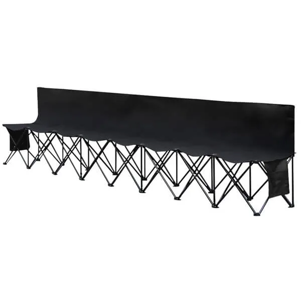 Yaheetech 8 Seats Portable Folding Bench