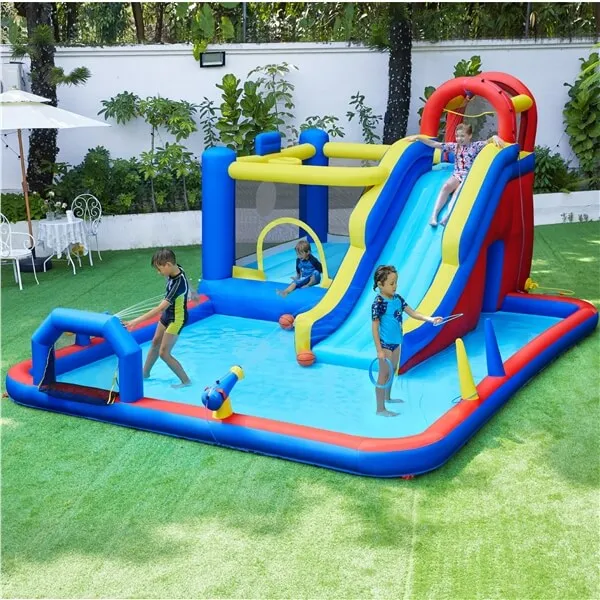 Yaheetech Outdoor Inflatable Water Slide