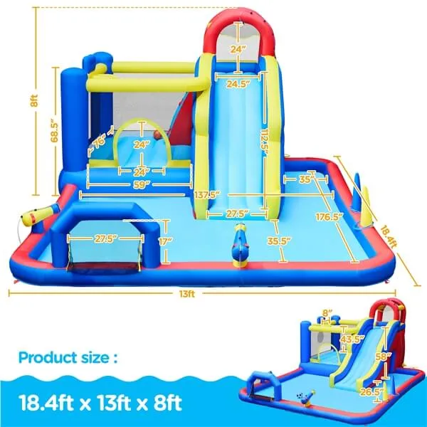 Yaheetech Outdoor Inflatable Water Slide